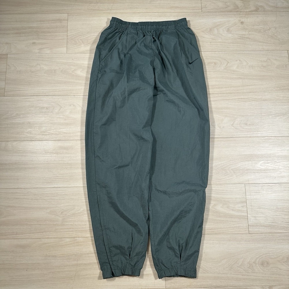 Vintage Nike Warm Up Track Pants Size Medium Green 90s Essential Jogger Soccer